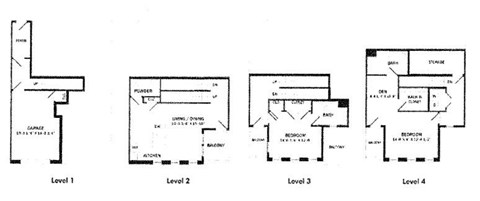 Floor plan for 2 beds, 2 baths, 2056 sqft
